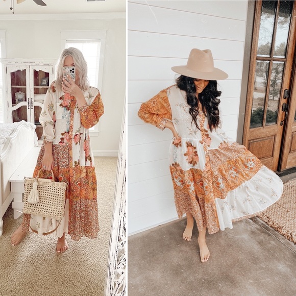 NWT Free People Days of Ditzies Maxi Dress - Picture 11 of 13